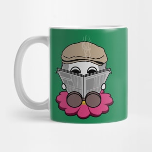 Grandpa Yo O'BOT Toy Robot (Newspaper) Mug